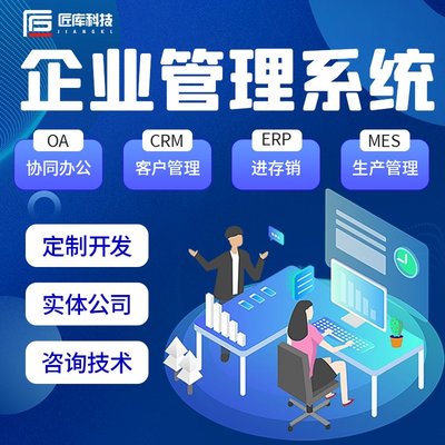 企业CRM客户管理系统/ERP进销存/OA办公系统软件开发源码交付